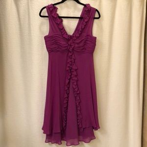 Purple flowy dress